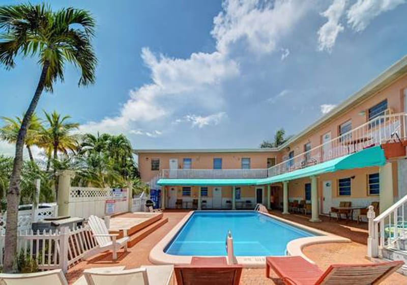 The Blue Wave pool at Hollywood Beach Hotels